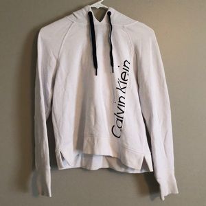 Calvin Klein white hoodie